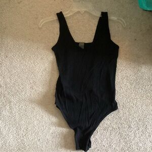 Black One Piece Bodysuit